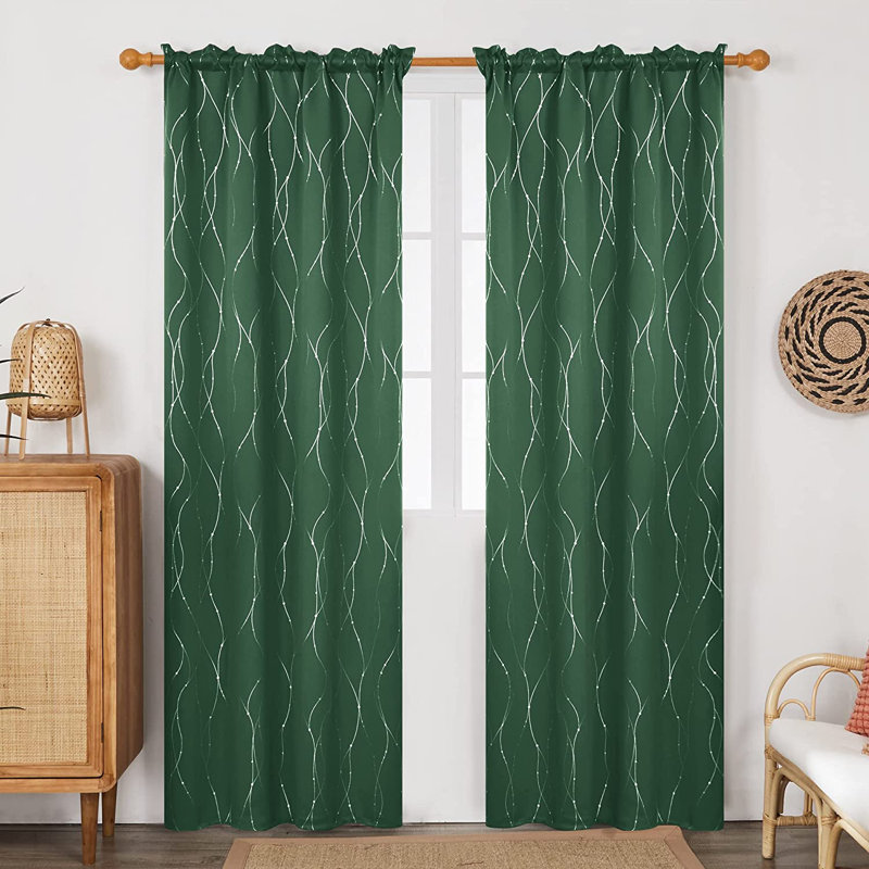 Flurin Room Darkening Curtain Pair