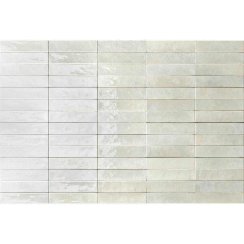 Uptown Brick 2.5" x 10" Glossy Porcelain Subway Wall & Floor Tile