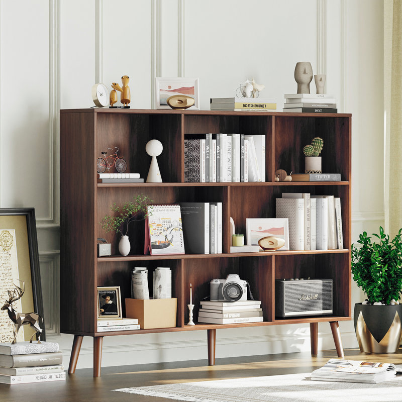 Jaen Solid and Manufactured Wood Cube Bookcase