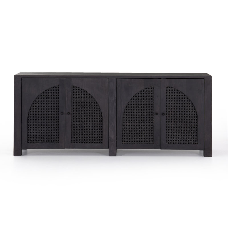 Silfa Cane and Solid Wood Sideboard