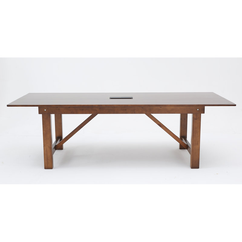 Blayre 100'' Solid Wood Rectangle Conference Table