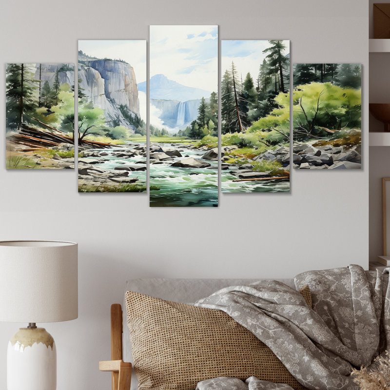 Bigham - Landscapes Wall Art Print - 5 Panels