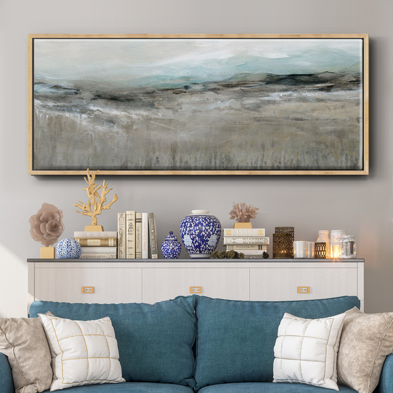 Distant Foothills- Framed Canvas