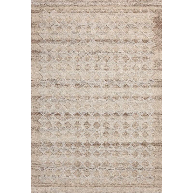 Magnolia Home by Joanna Gaines x Loloi Rae Natural / Ivory Area Rug