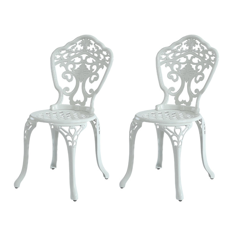 Abisaid Outdoor Stacking Dining Side Chair
