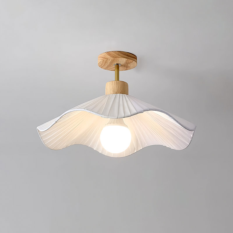 Jimi Fabric Semi Flush Mount