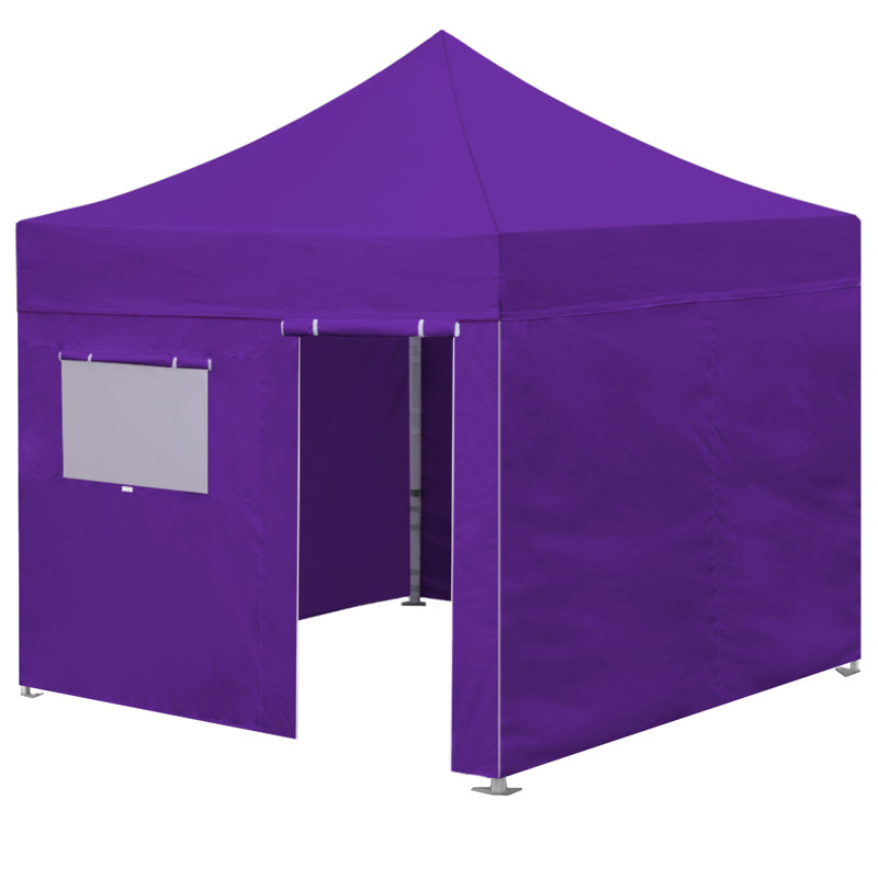 Amber-Lee 96'' W x 180'' D Steel Pop-Up Canopy