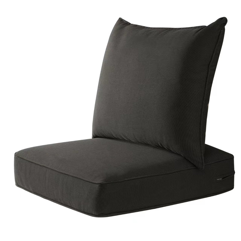 Outdoor/Indoor Chair Cushion Set, Deep Seat Patio Furniture Replacement Cushions