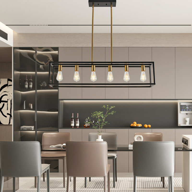 6 - Light Rast Linear Pendant