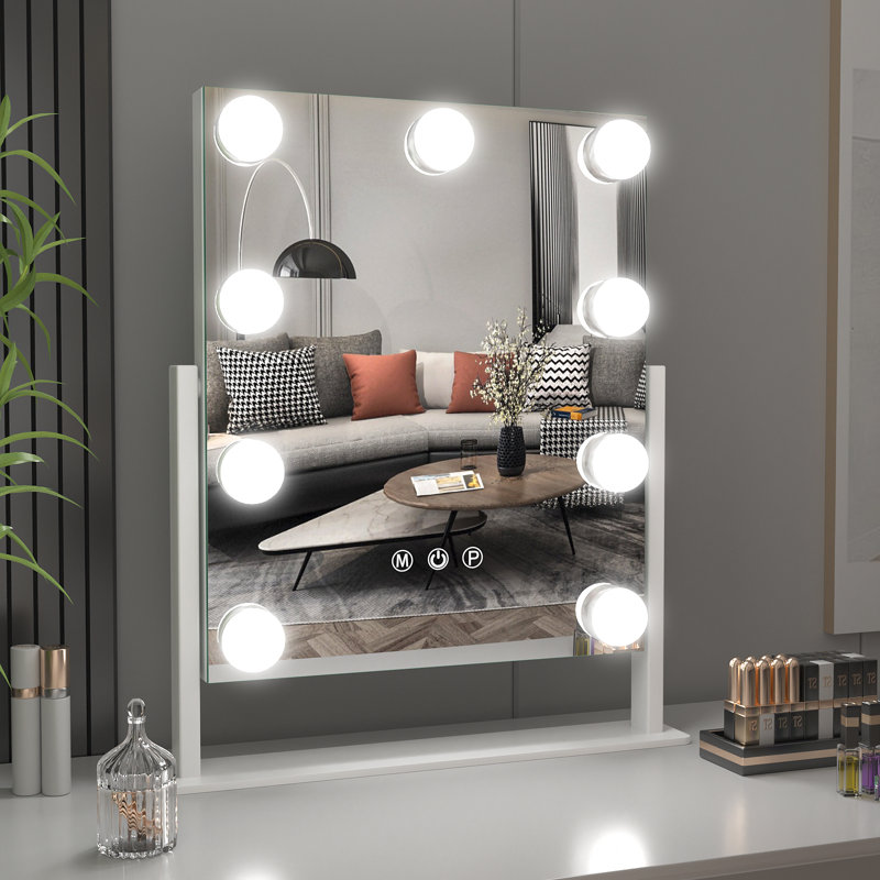 Demetriss Metal Rectangle Mirror