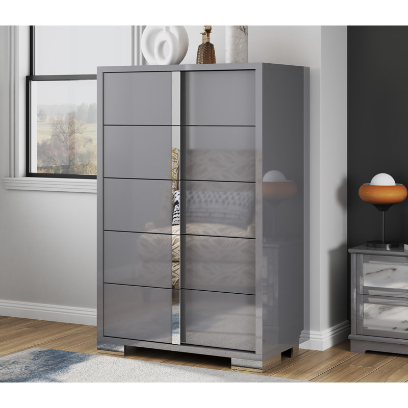 Dulane 50" H Manufactured Wood 5-Drawer Vertical Chest