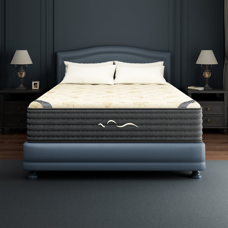 14" High-end Anti Static Medium /Firm Reversible Cashmere Gel Memory Foam Mattress With Certipur-US , SGS Fire and Oeko TEX Certified