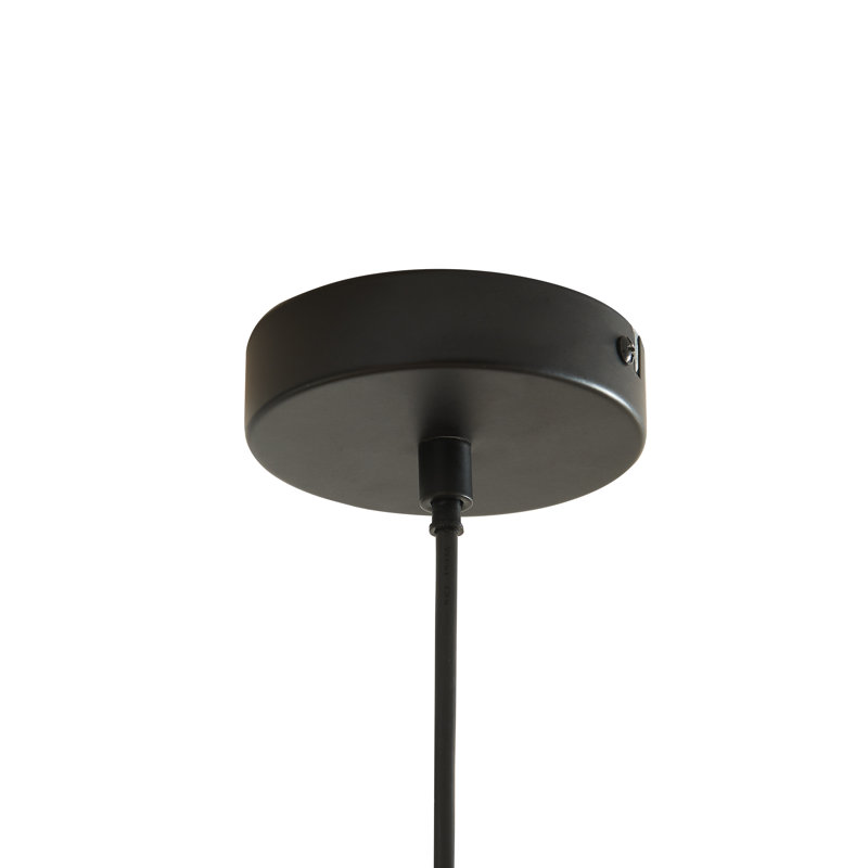Chaudruc 1-Light Pendant Light with Hand-Woven Paper Rattan Natural Lampshade for Kitchen, Dining Room Hanging Fixture