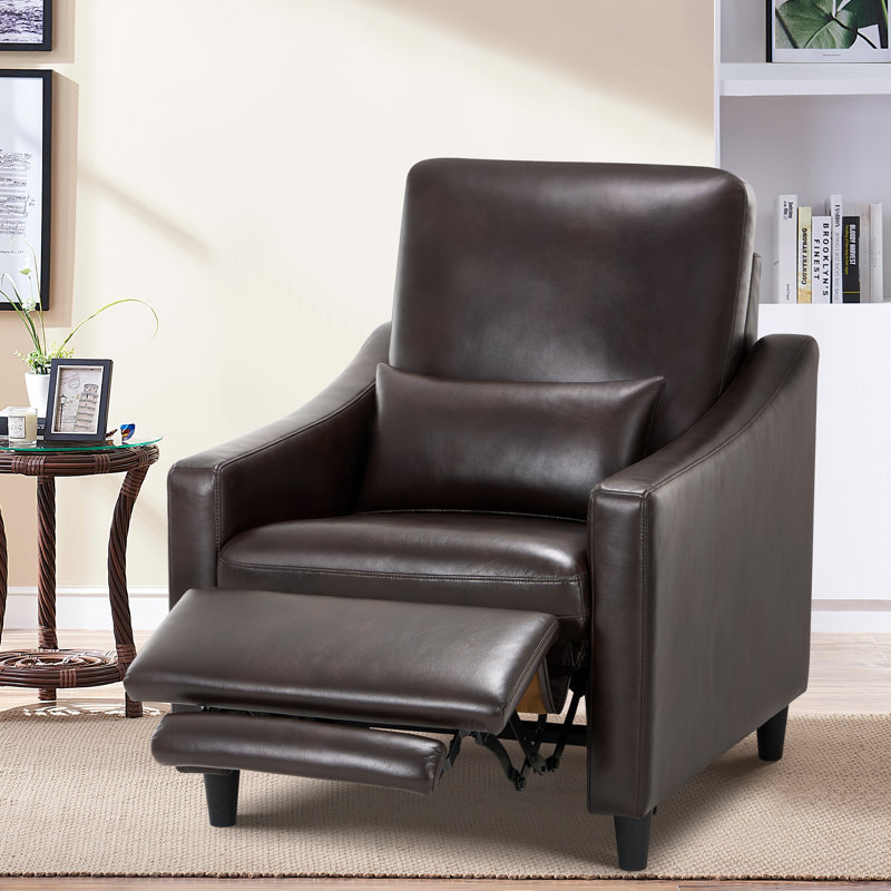 Breathable Leather Electric Recliner Sofa - Power Recliner with USB Charger & Adjustable Headrest