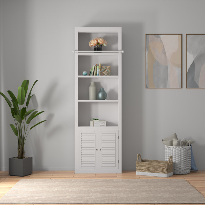 Annmarie 94.5'' H x 32'' W Solid Wood Standard Bookcase