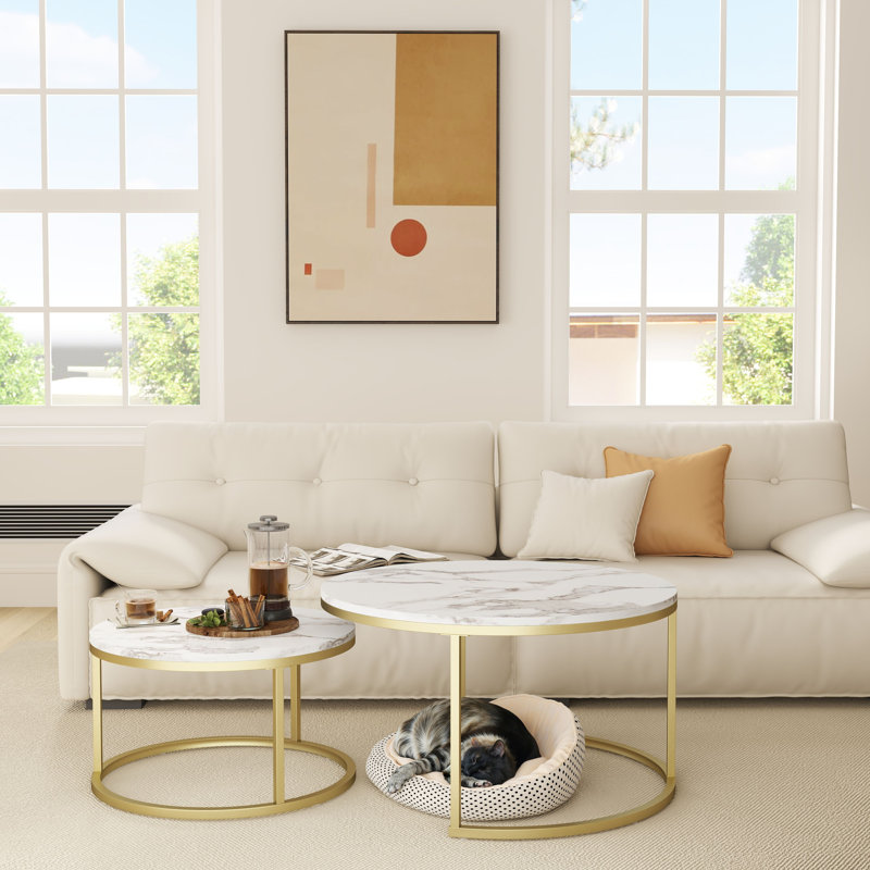 Emmaline Frame 2 Nesting Coffee Tables