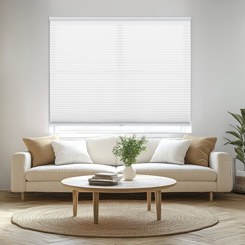 1 inch Cordless Semi-Sheer Light Filtering Cellular Shade