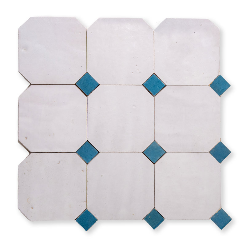 Contemporary Zellige Panels, 12" X 12" X 1/2"