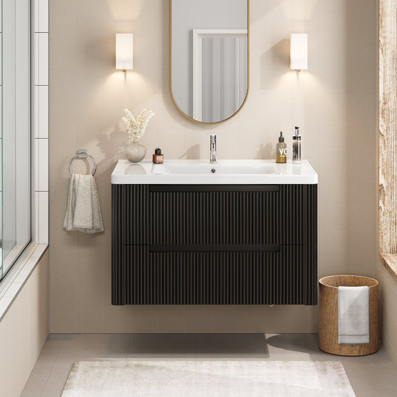 Concannon Bathroom Vanity With 2-Drawer