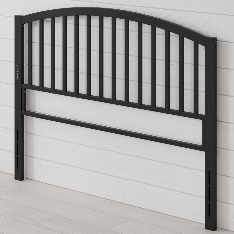 Farmhouse Arched Slat Metal Headboard