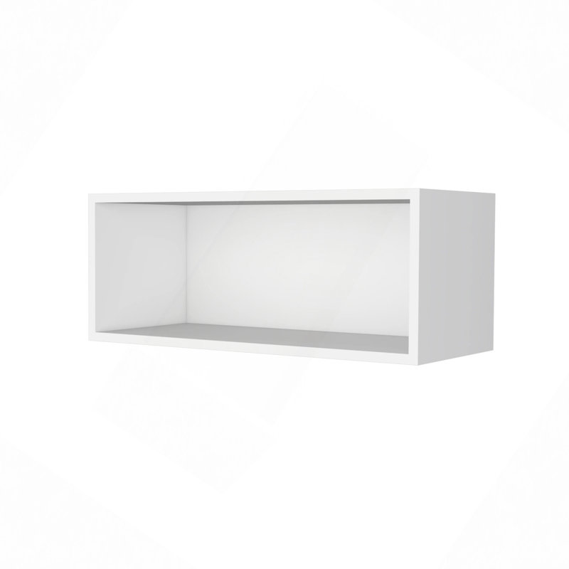 Modern Floating Shelves, Rock Wall Cabinet With Open Storage