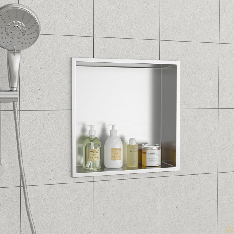 13" x 7" Stainless Steel Shower Niche