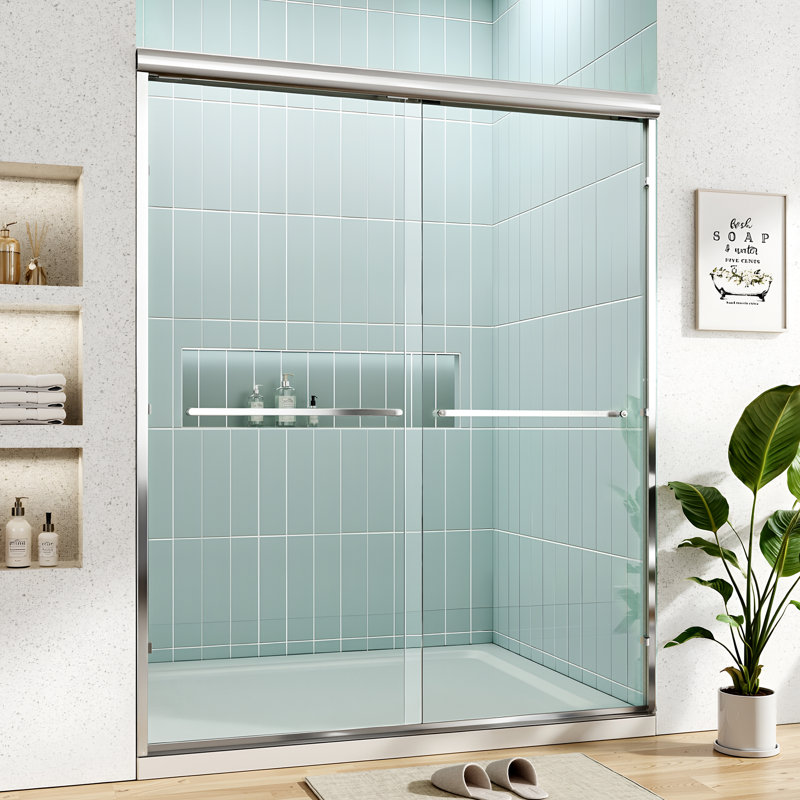 48" W X 72" H Double Sliding Shower Door