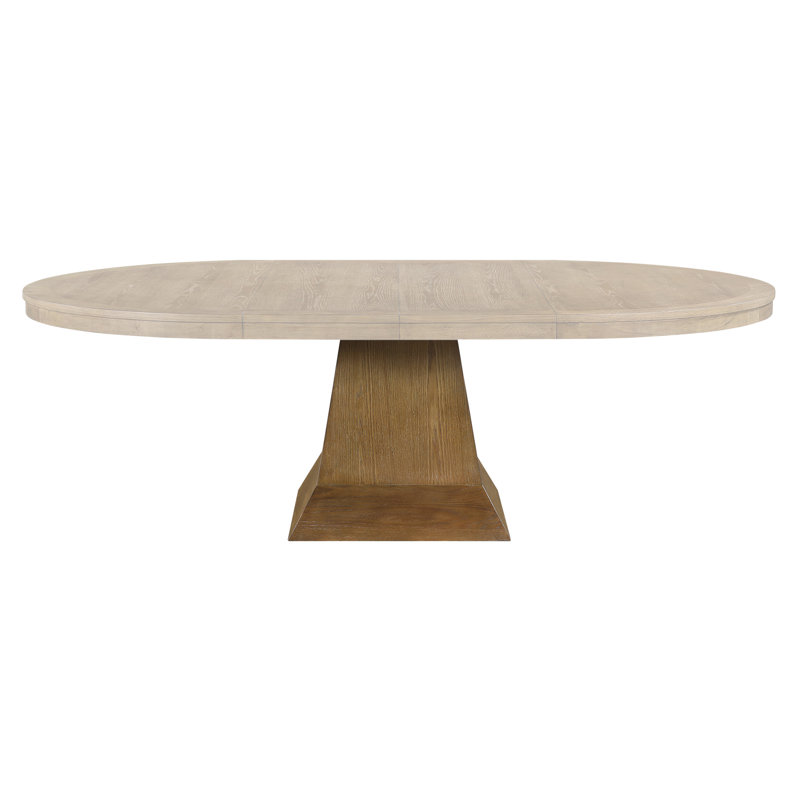 Vaughn Driftwood Pedestal Dining Table B