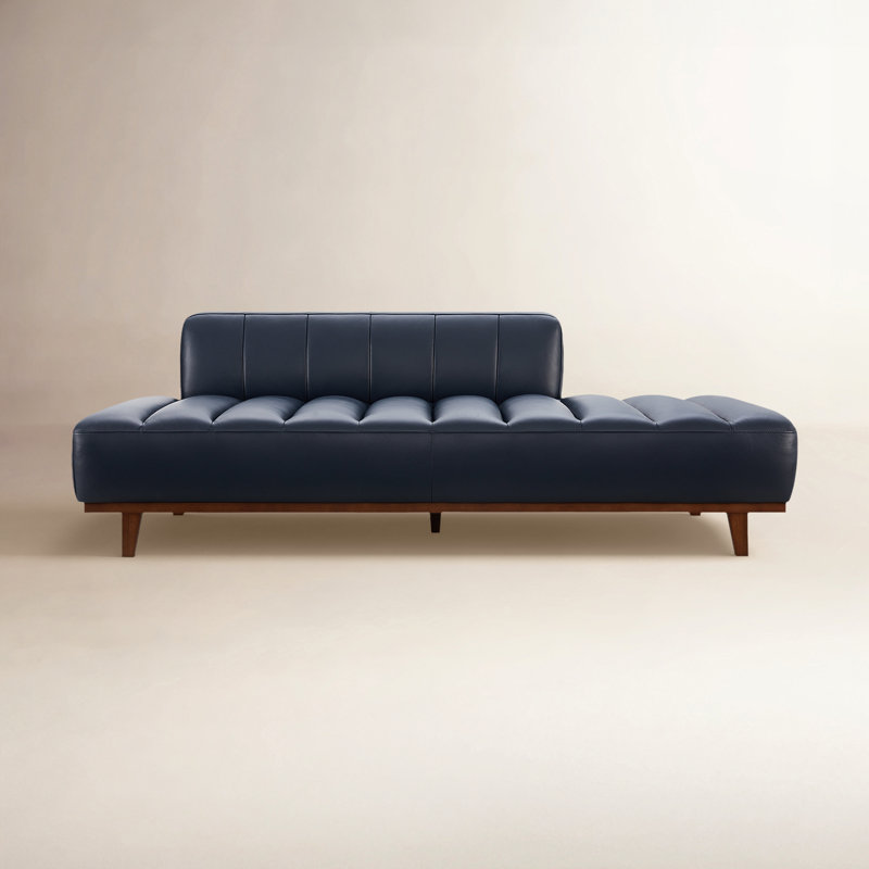 Novi Genuine Leather Upholstered Daybed