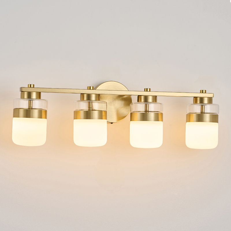 Chrome 4-lights Bathroom Vanity Light