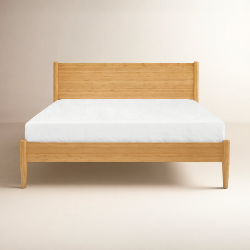 Mid-Century Modern Solid Wood Stills Platform Bed