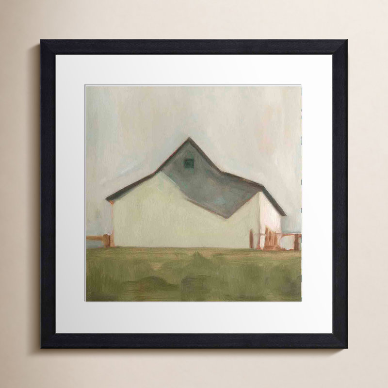 " Serene Barn V " by Emma Scarvey Painting Print