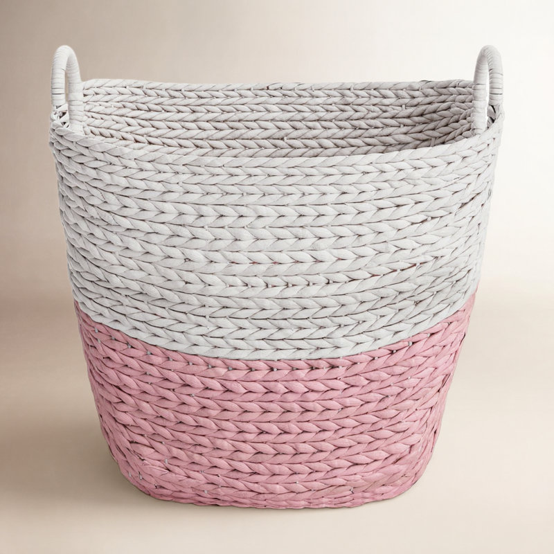 Milnor Seagrass Handmade Woven Decorative and Functional Storage Basket