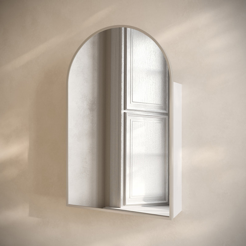 Porte 32 X 31 Arched Recessed/Wall Mount Medicine Cabinet With Mirror