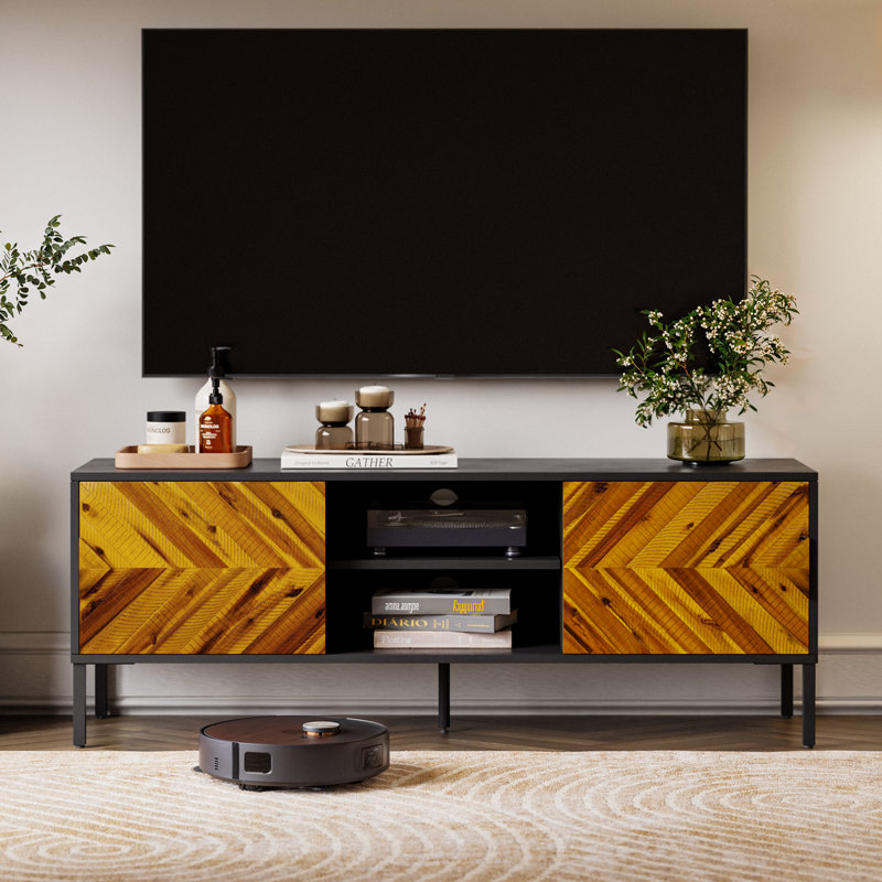 Vivian TV Stand - Rustic Golden Brown