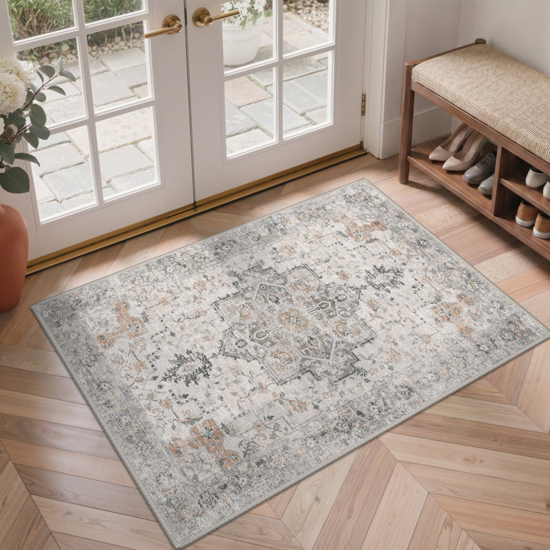 Roehit Oriental Performance Machine Washable Area Rug