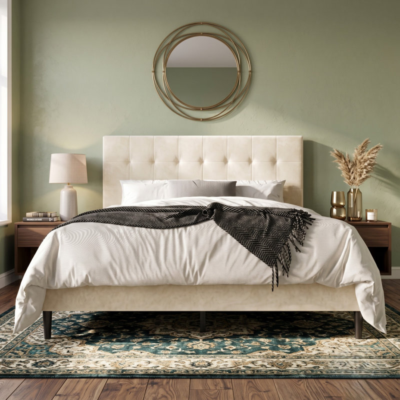 Yerington Upholstered Platform Bed