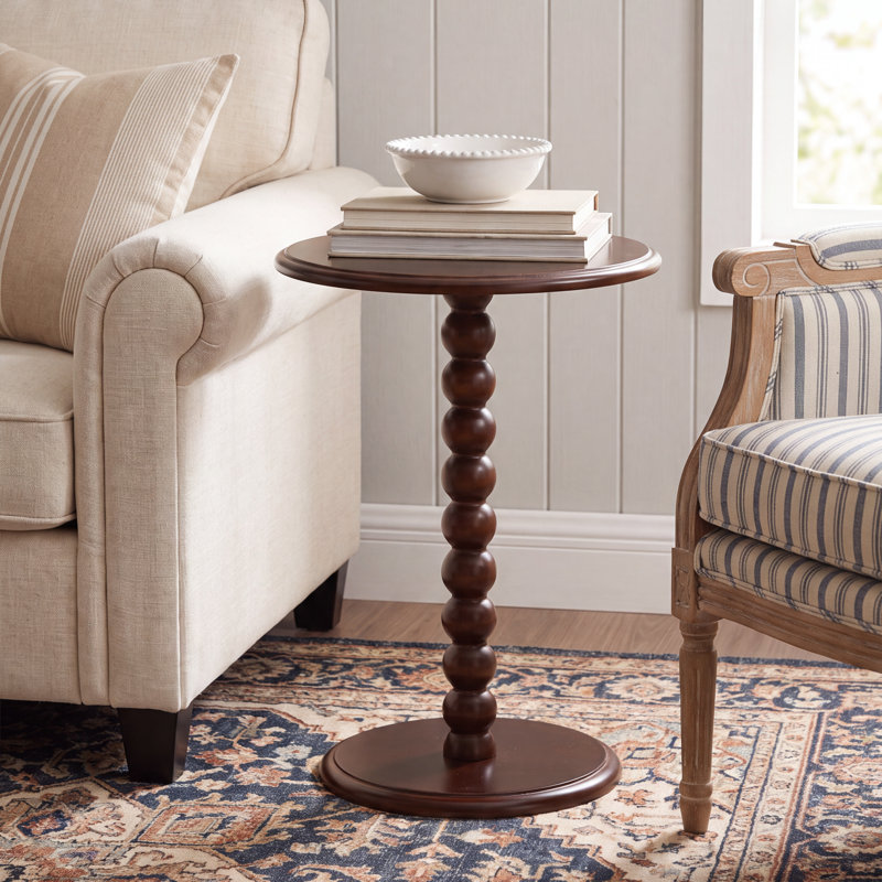 16.53"W Solid Wood Traditional End Table