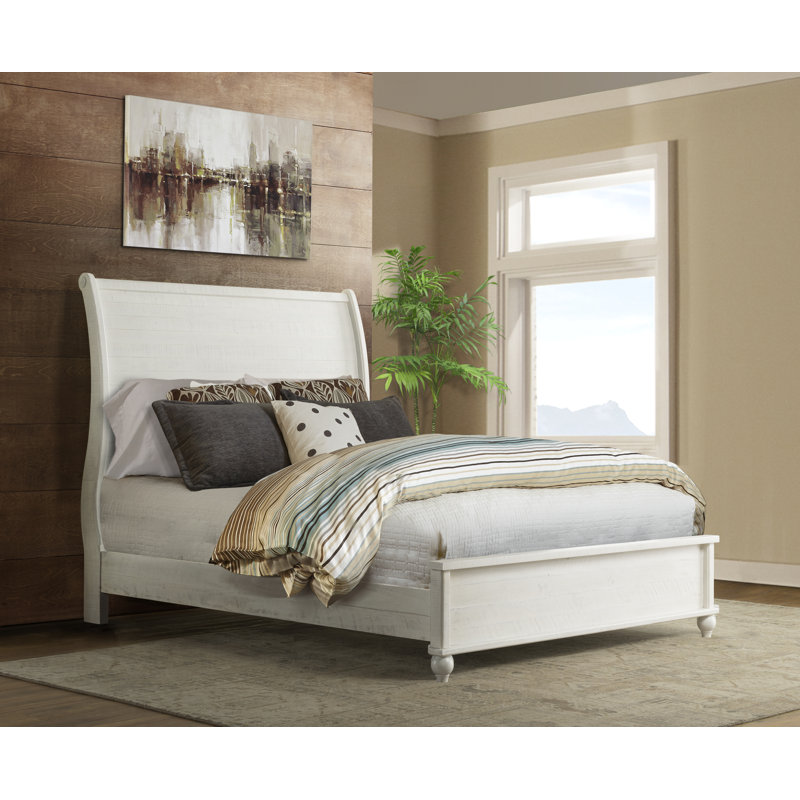 Simmers Queen/King Rails, White Stain