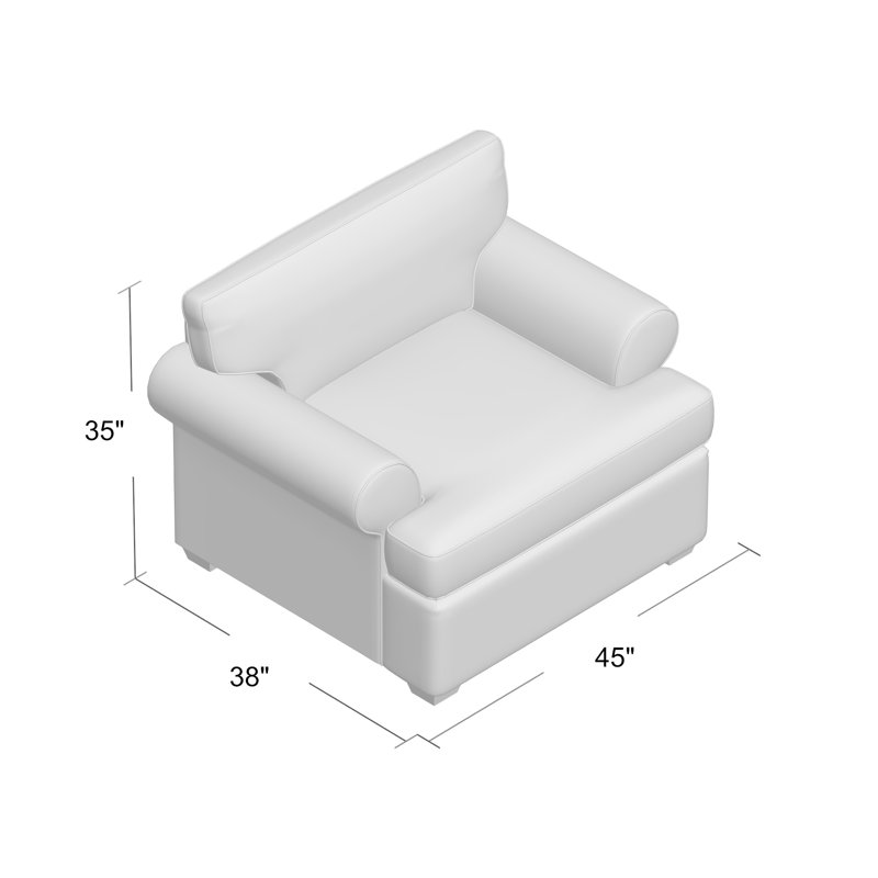 Wright 45" Wide Armchair