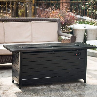 goldstein aluminum propane gas fire pit table