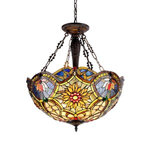 Laurie 3-Light Inverted Ceiling Pendant
