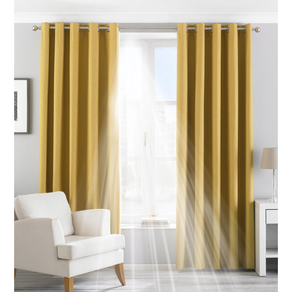 Black And Gold Curtains Wayfair Co Uk