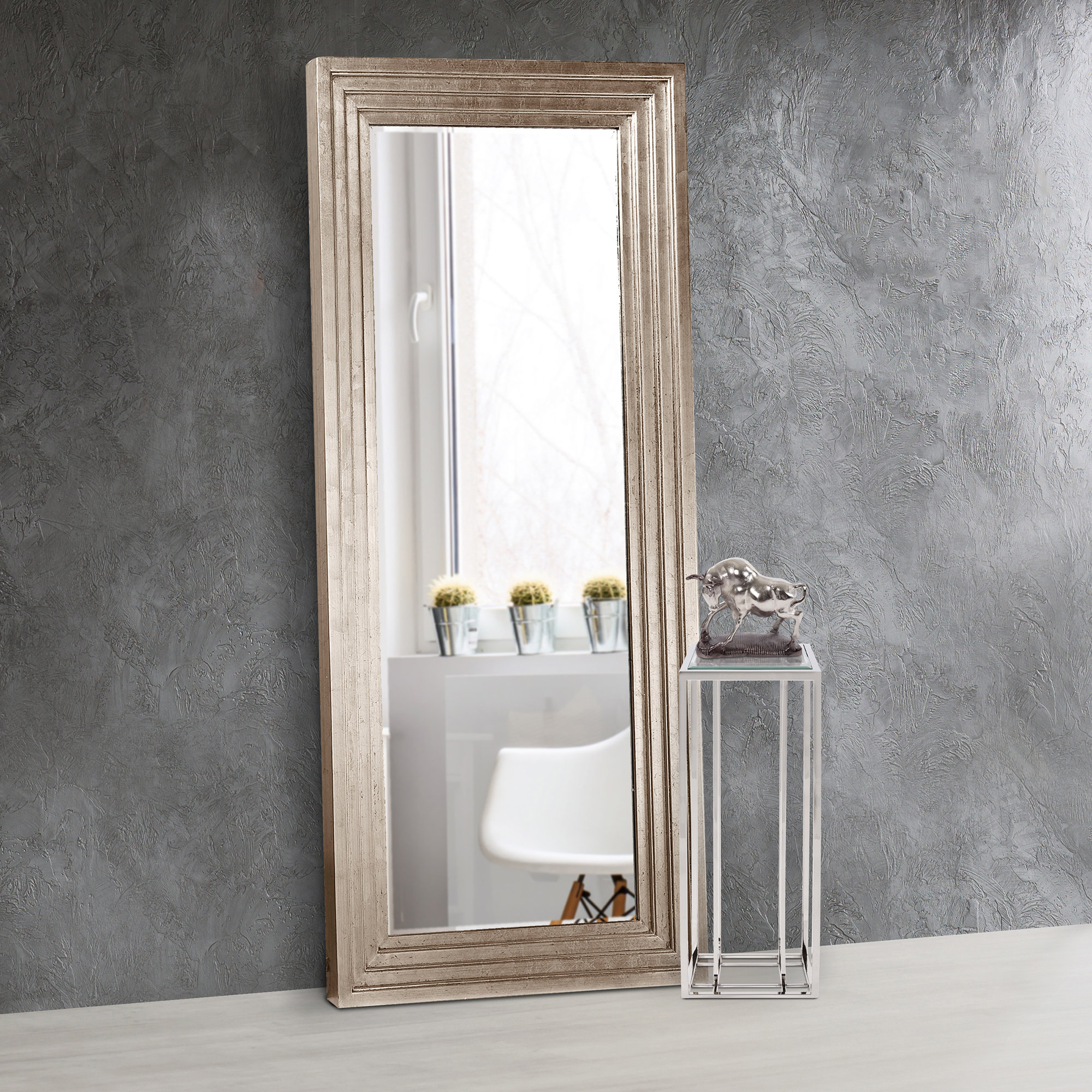 Trule Amy Modern & Contemporary Beveled Full Length Mirror & Reviews