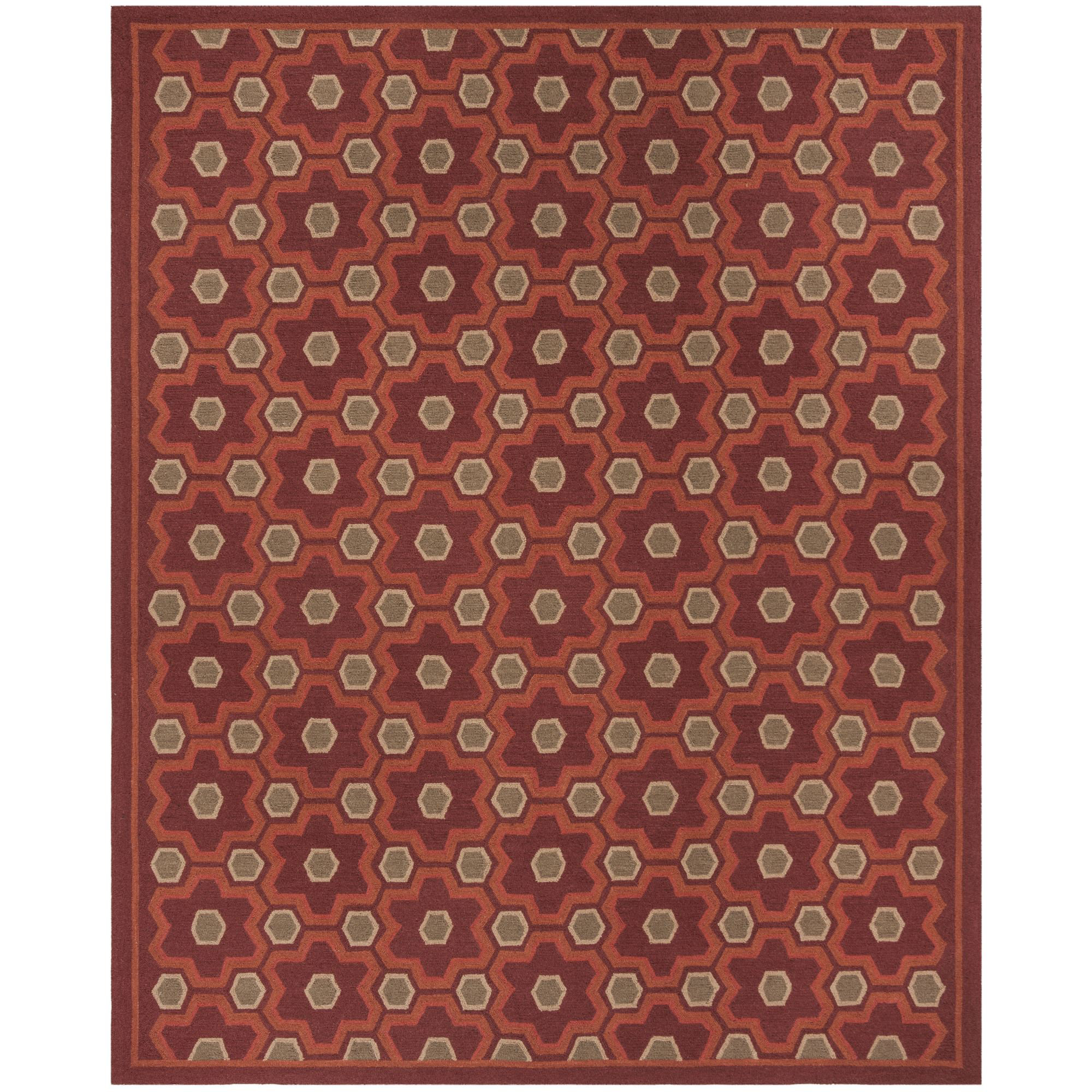 Martha Rugs Puzzle Wool Choc Cosmos Brown Area Rug Reviews Wayfair Martha Rugs Puzzle Wool Choc