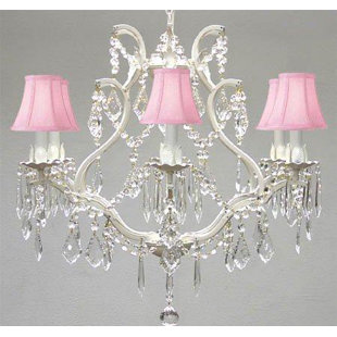 Go to store & view more images Clemence 6-Light Shaded Chandelier by Rosdorf Park