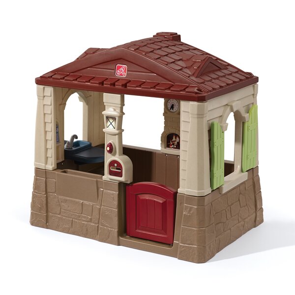 outdoor playhouse with floor