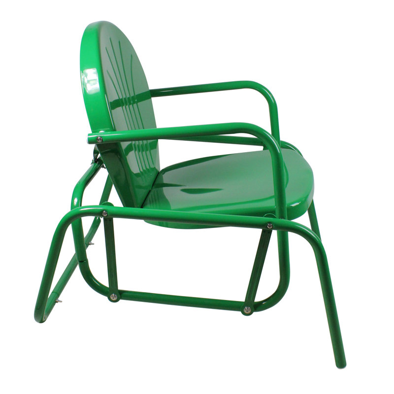 green glider chair