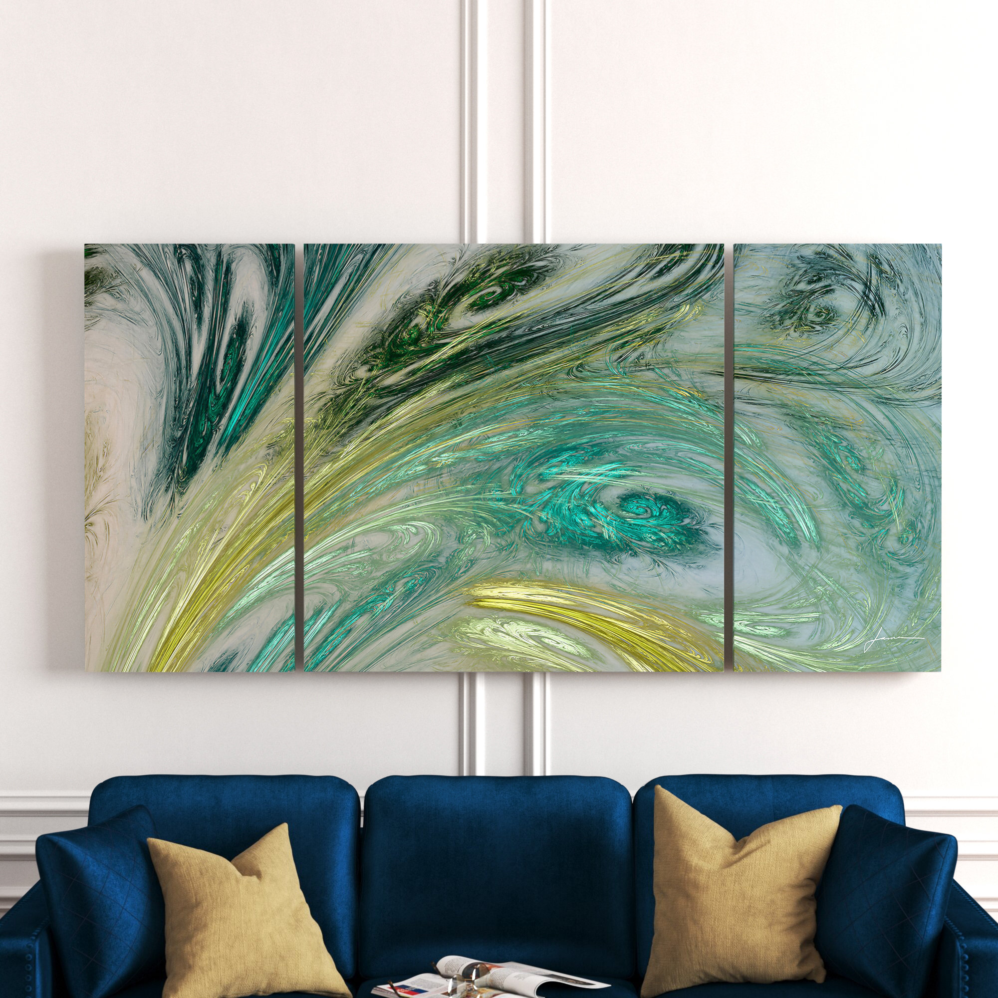 A Premium Altitude VI Graphic Art Print Multi-Piece Image on Wrapped Canvas Mercer41 Size: 24\
