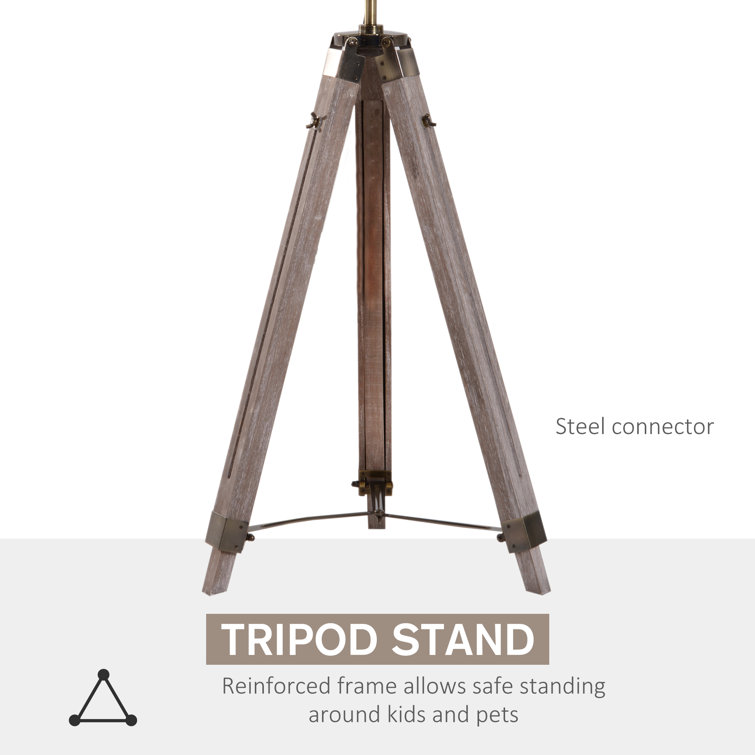 hiram 140cm tripod floor lamp